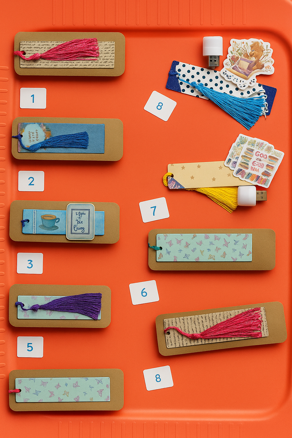 Handmade Bookmark Gift Sets – Unique Themed Bookmarks for Book Lovers & Readers