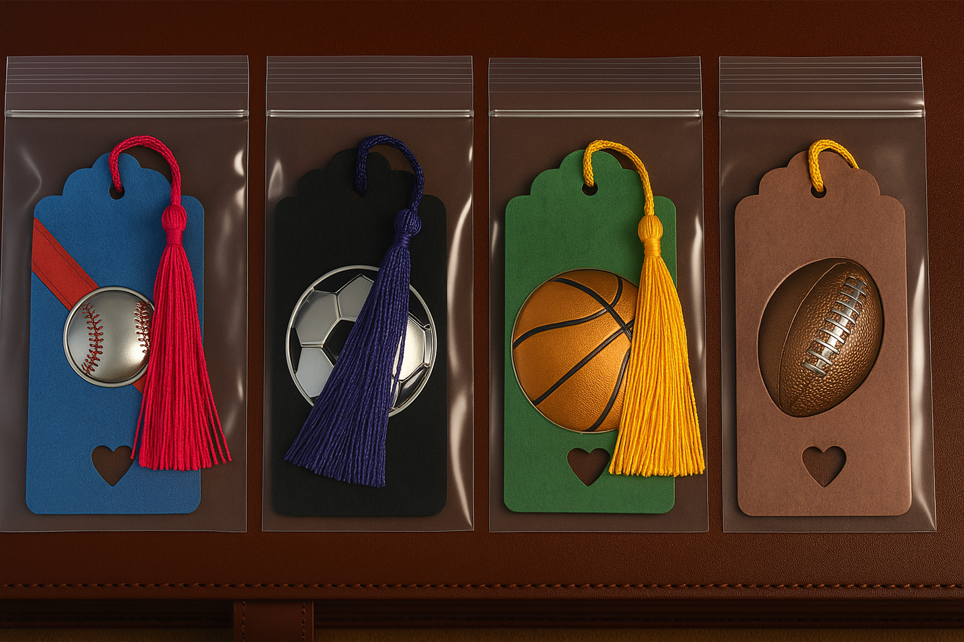 Handmade Sports-Themed Bookmarks – Unique Gifts for Athletes, Fans & Readers